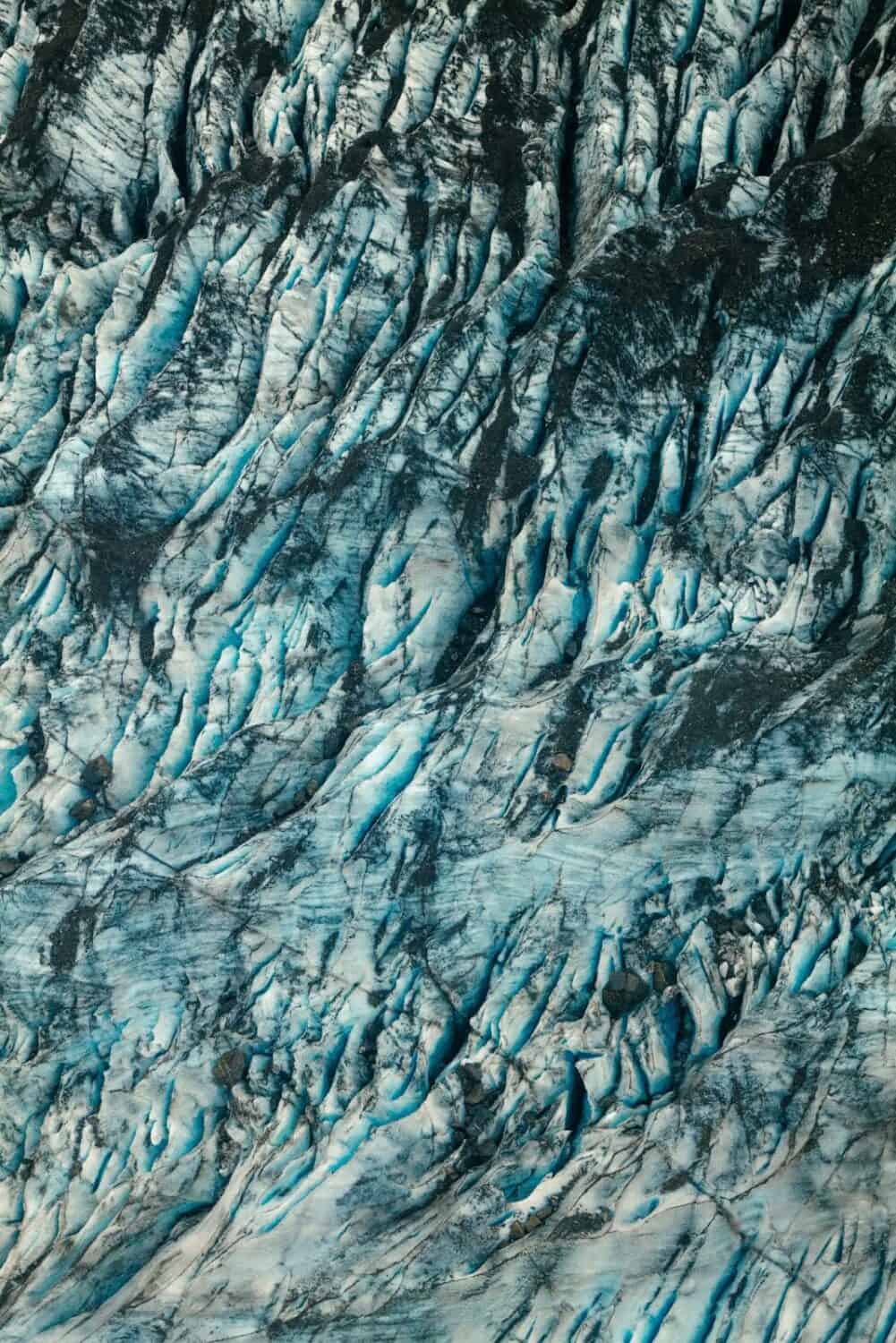 Textures of Alaska from the sky