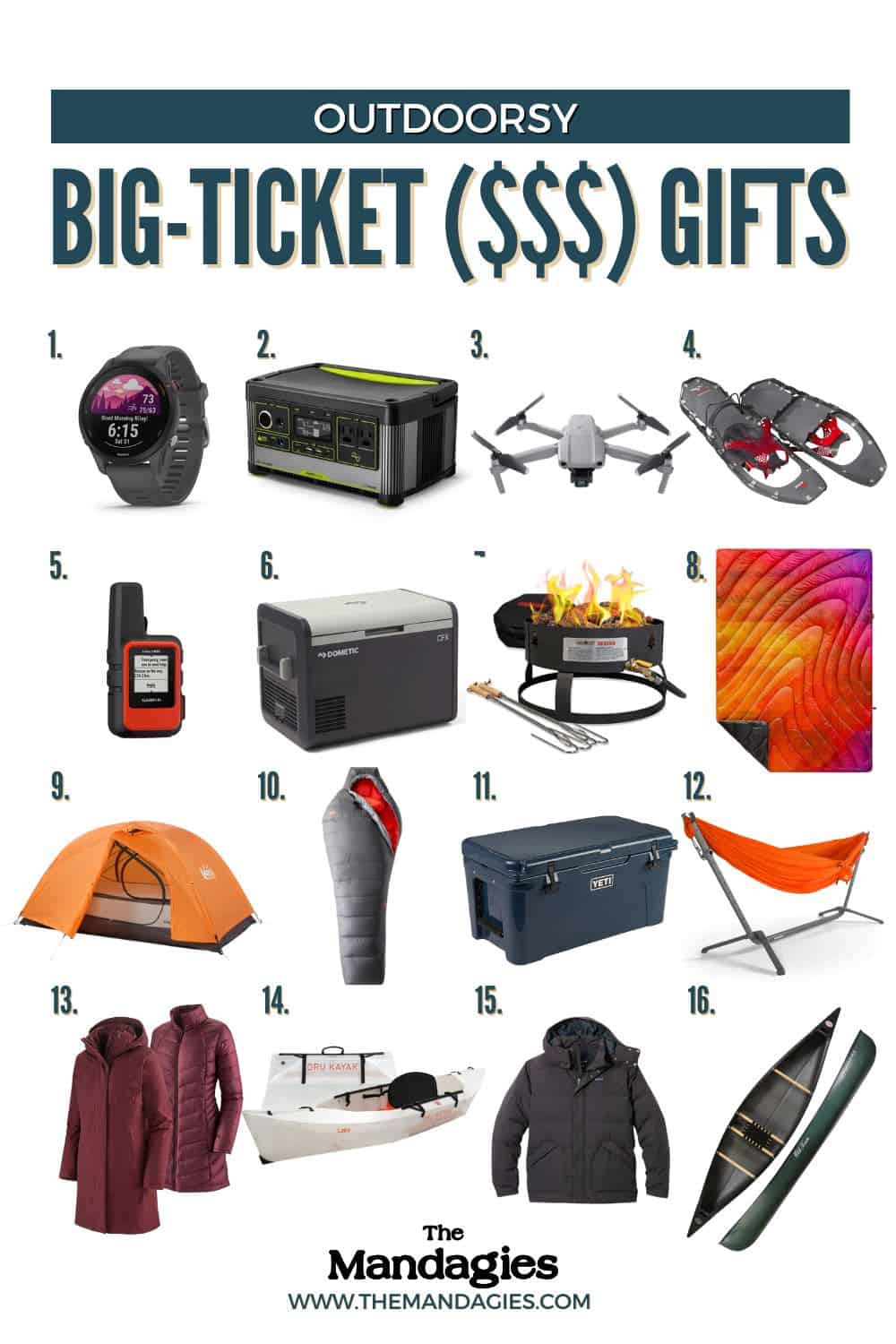 Big Ticket Gift Ideas for the Outdoors - Pin2