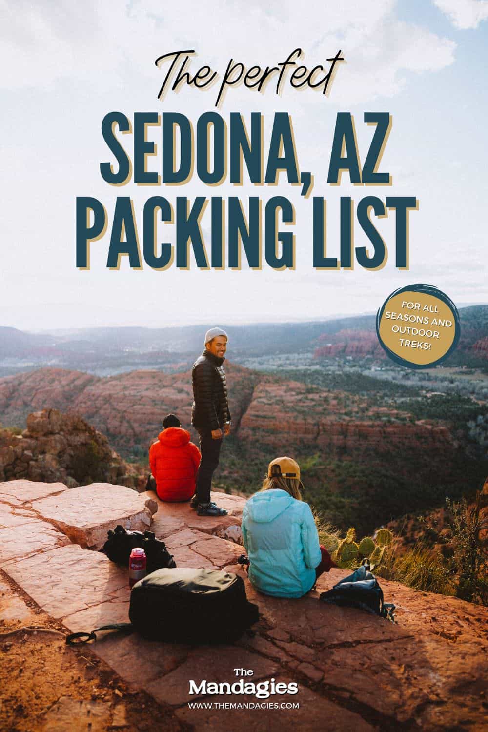 Sedona Packing List Pin TheMandagies.com