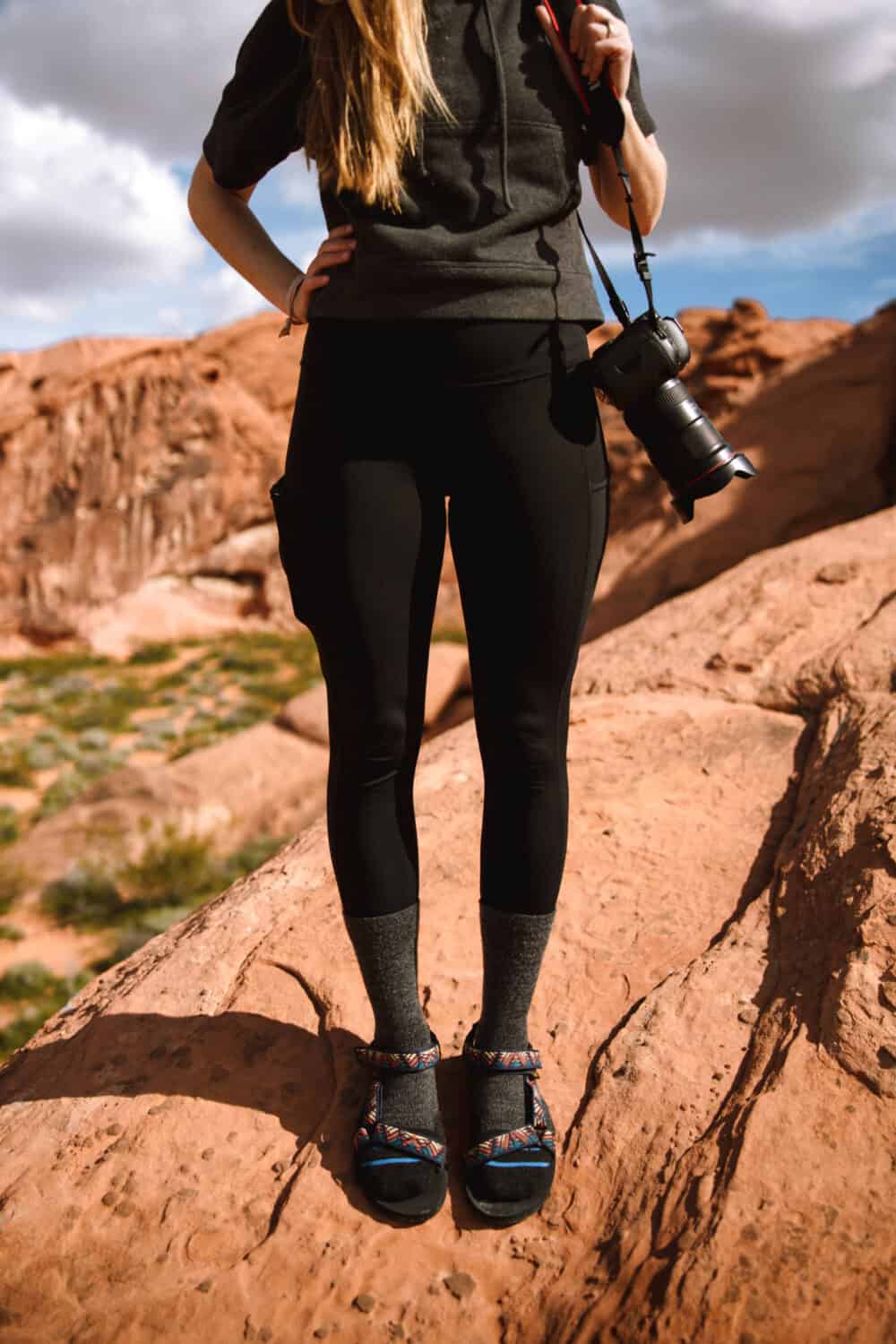 Sedona Packing List Items (Black Leggings)