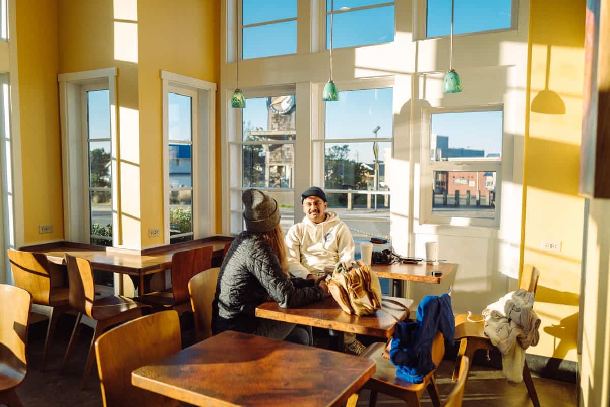 Stimulus Coffee at Cape Kiwanda in Pacific City, Oregon