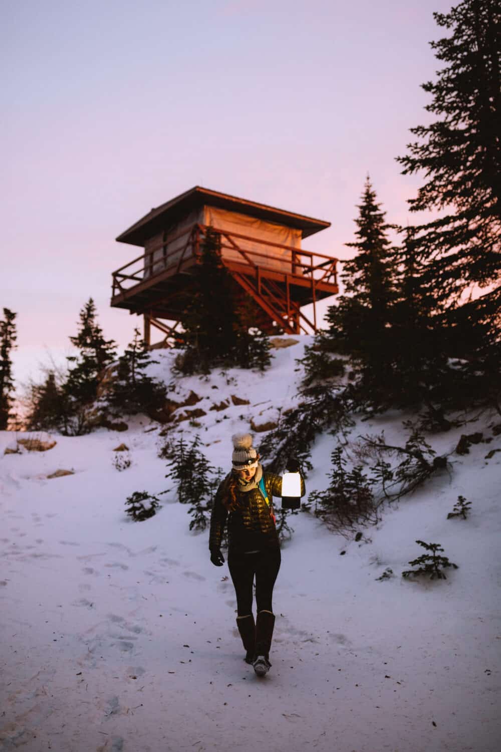 Winter Hiking in Washington - Quartz Mountain Lookout
