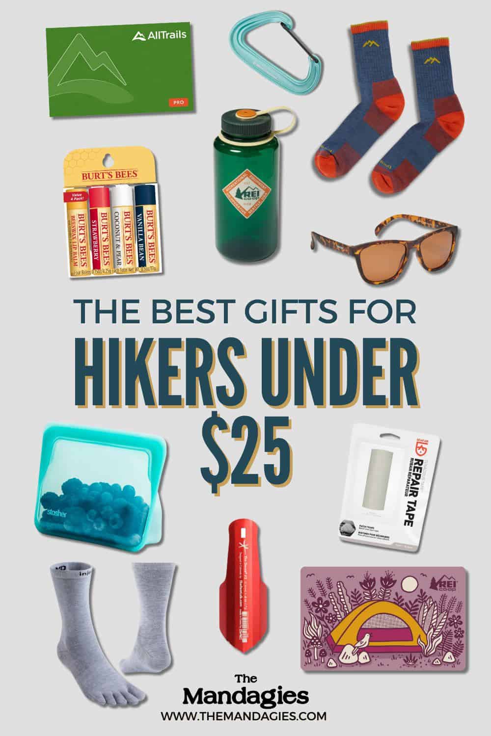 Best Gifts For Hikers Under $25 - Pin