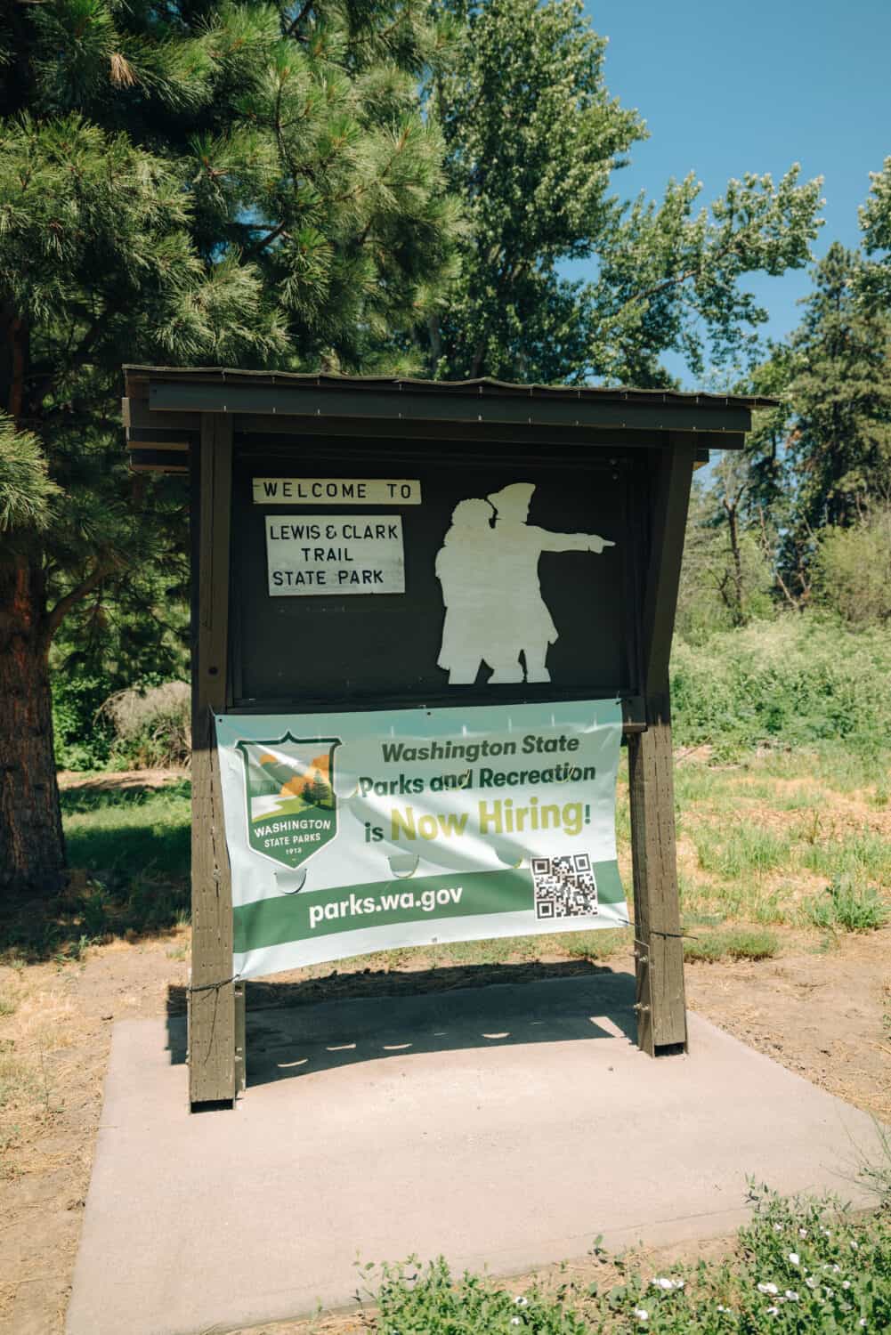 Lewis and Clark Trail State Park Sign