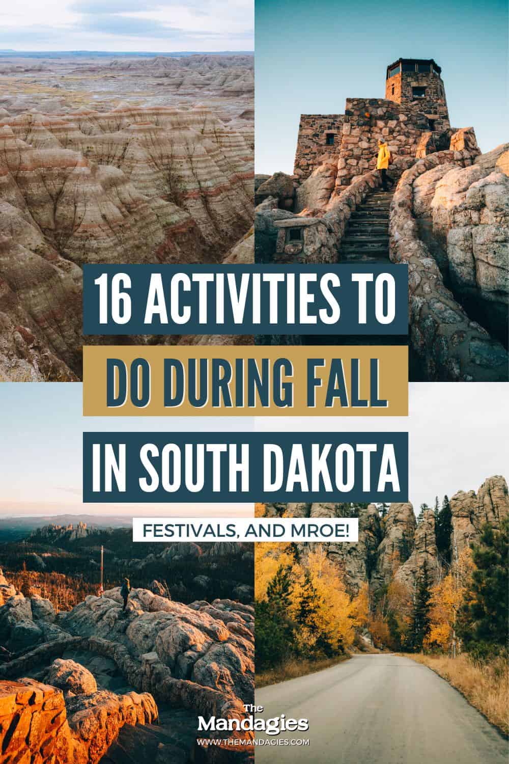 Activities To Do During Fall in South Dakota - The Mandagies Pinterest Pin 4