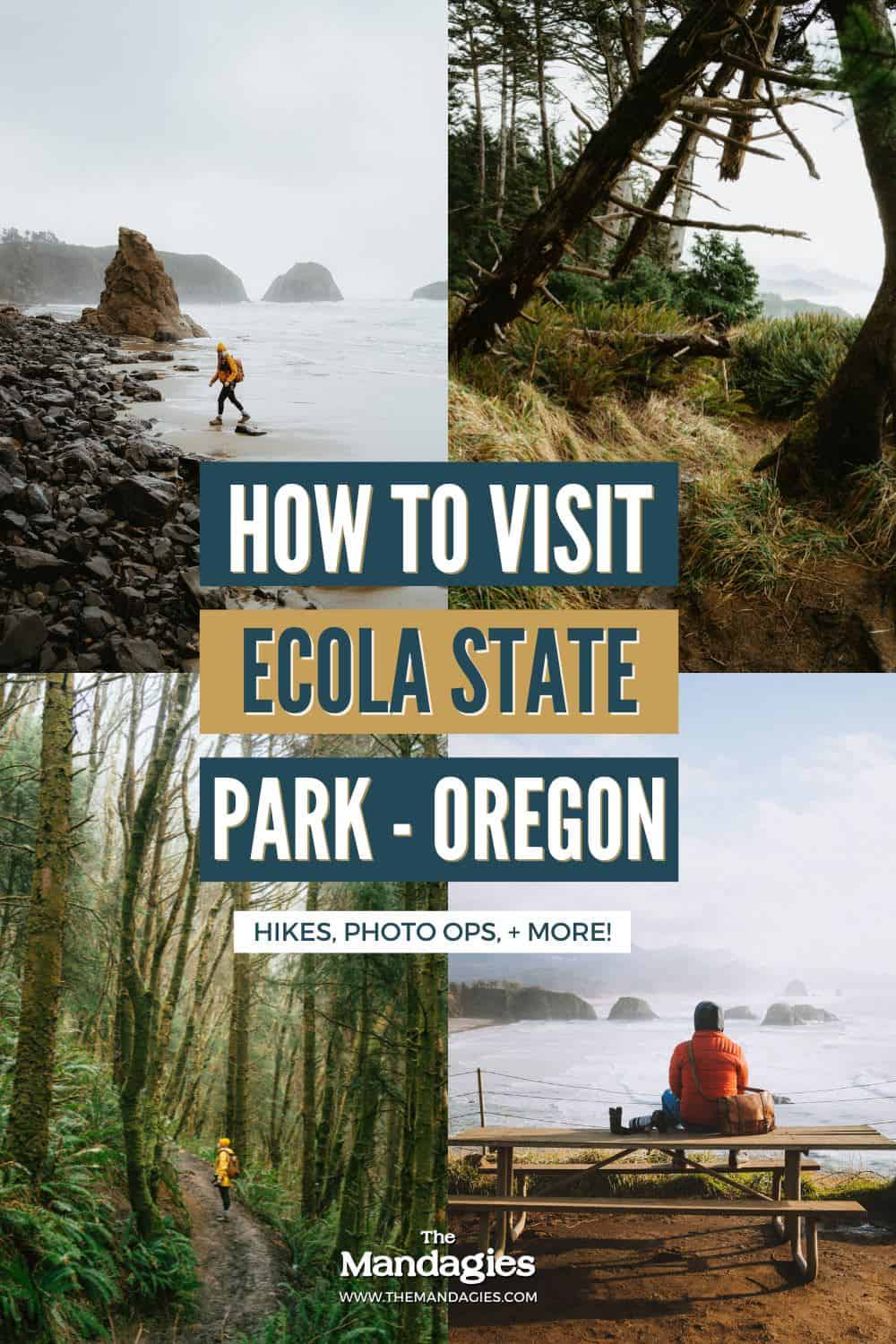 The Complete Guide To Ecola State Park Oregon - TheMandagies.com Pin 2
