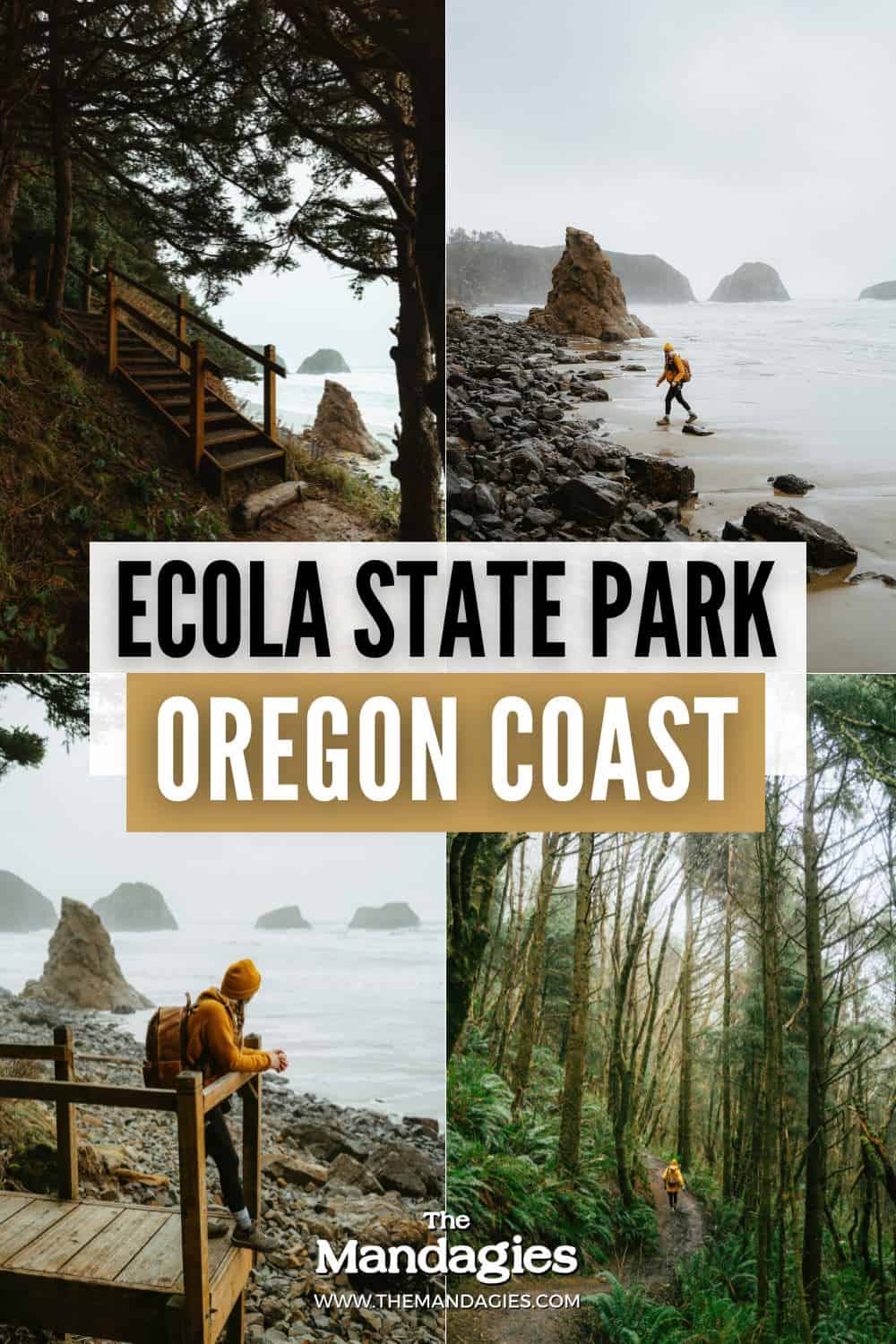 The Complete Guide To Ecola State Park Oregon - TheMandagies.com Pin 1