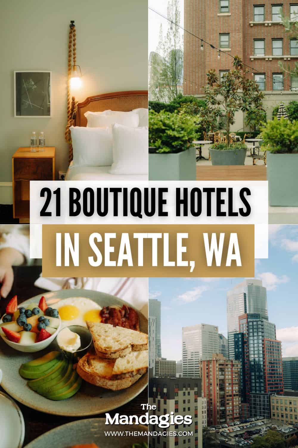 Boutique Seattle Hotels Pin