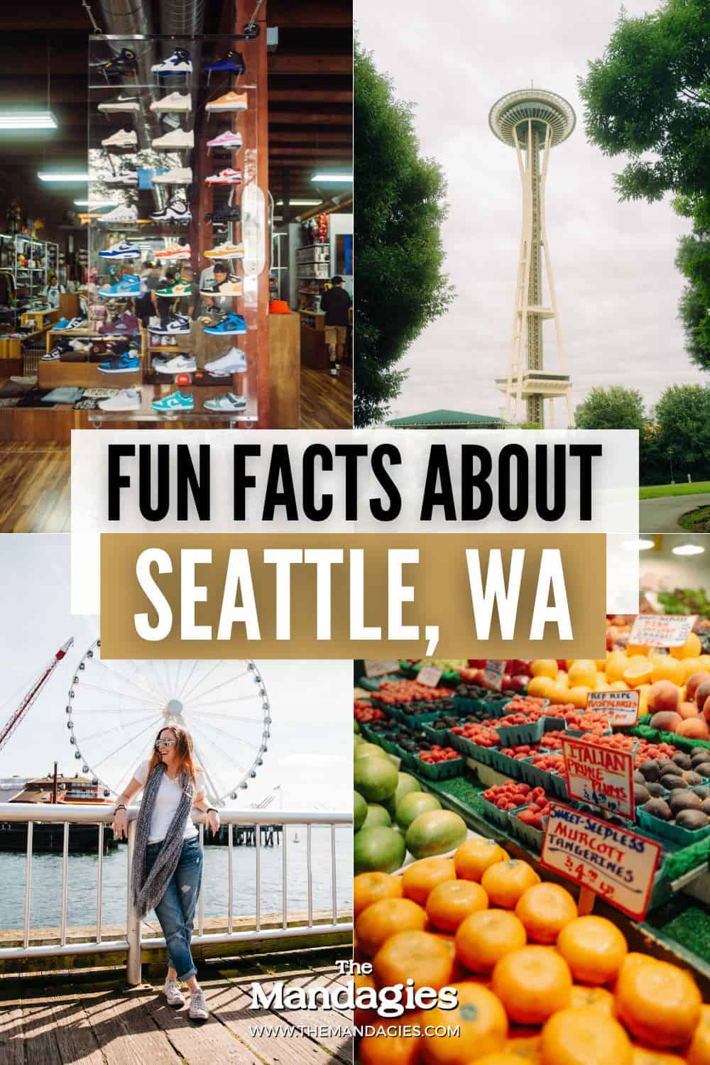 Fun Facts About Seattle Washington - TheMandagies.com Pin 3