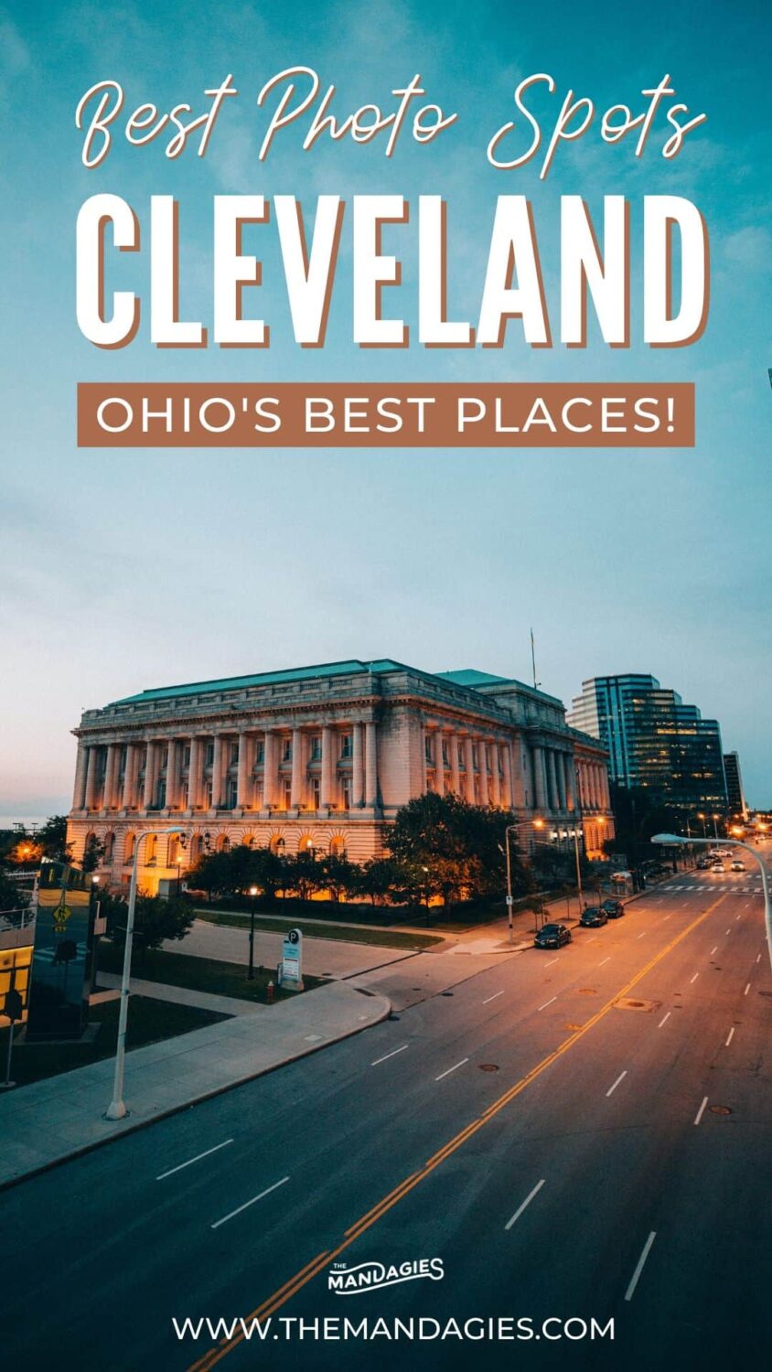 Traveling to Cleveland, Ohio, and want to know the best spots? Look no further than this post! We're sharing the best Instagram spots in Cleveland, which include historic places, unique restaurants, gorgeous nature, and so much more. Save this post for your net trip to the midwest! #cleveland #ohio #midwest #instagram #greatlakes #photography #cuyahogavalley #nature