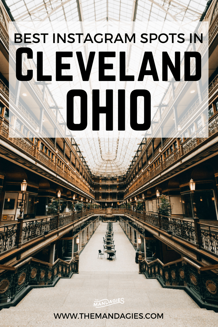 Capture the best photography spots in Cleveland with this complete list! We're sharing the top 20 best instagram spots in Cleveland, Ohio, where the best views are, and amazing photo ops in the city. #Ohio #Cleveland #instagram #photography #downtown #bestviews #travel #summer #rustbelt #photo #explore